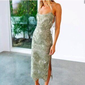 V. Chapman the Olivia Dress in Sage Green SIZE 2